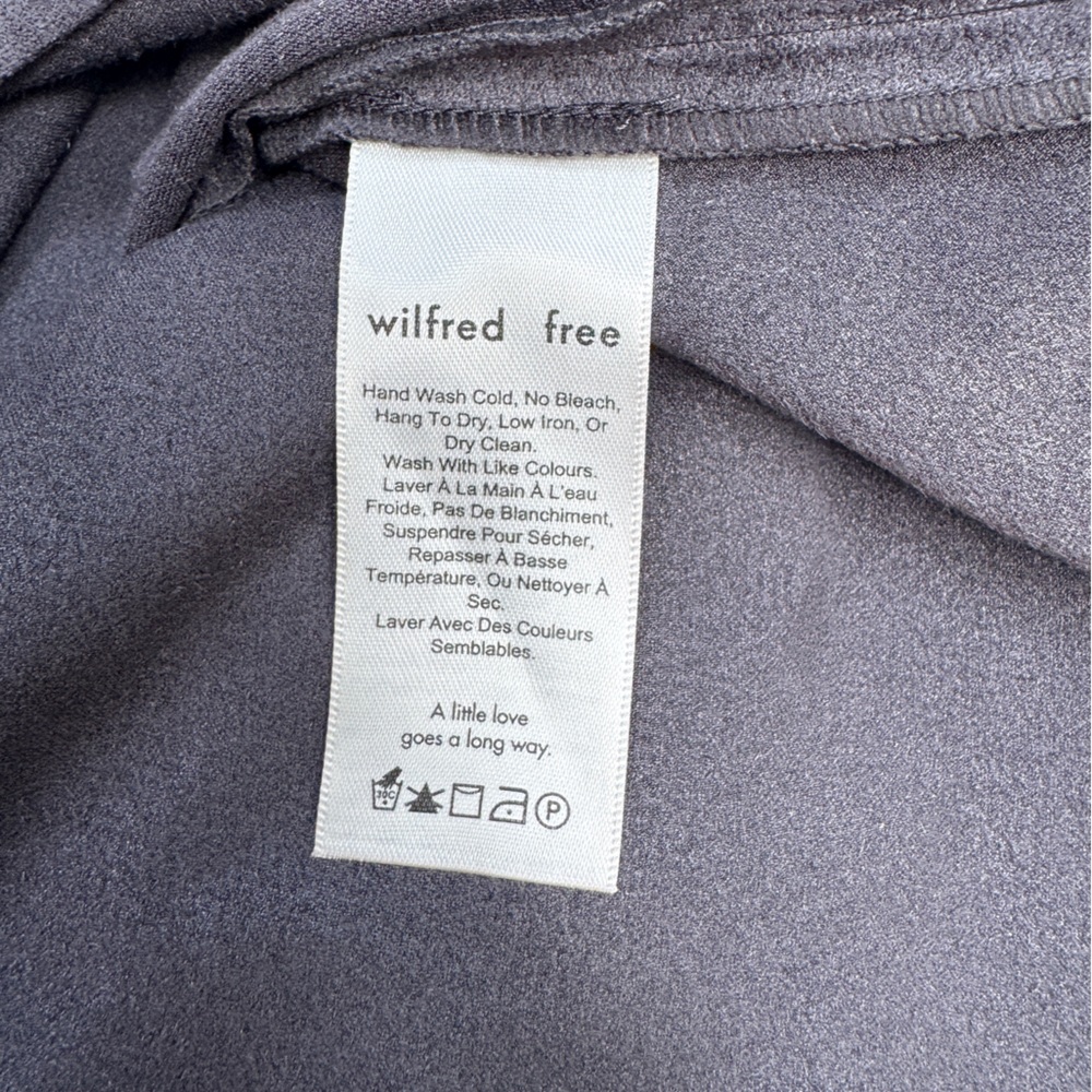 Wilfred Free People Charcoal Gray vivienne Dress - Picture 6 of 6